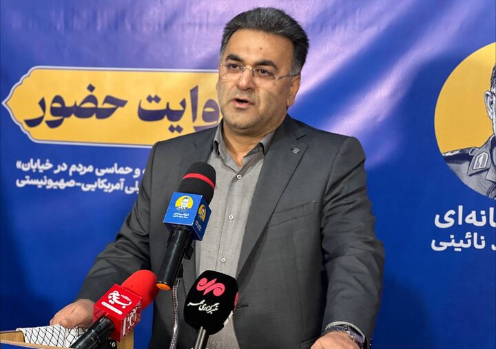 محسنی: حضور حماسی مردم در حمایت از تمامیت ارضی ایران بی نظیر است.