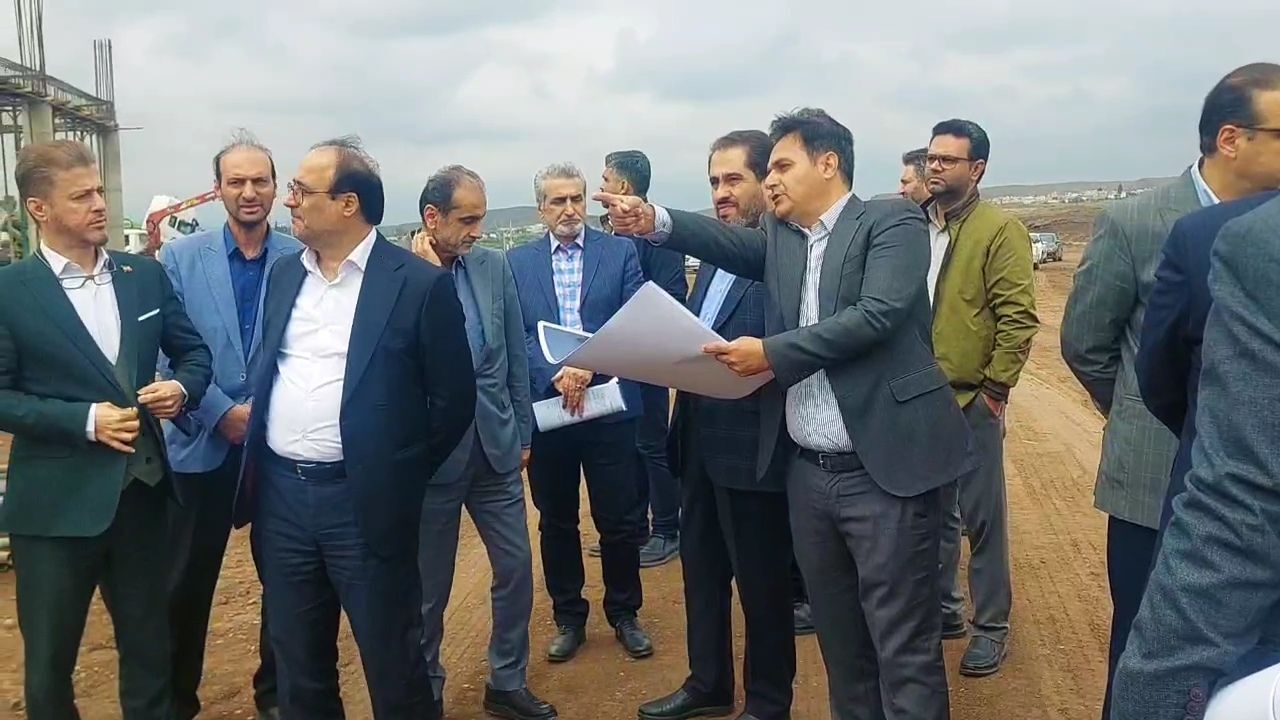 بازدید معاون استاندار و مدیرکل میراث فرهنگی گیلان و فرماندار رودبار از روند ساخت یک مجتمع گردشگری و اقتصادی در لوشان