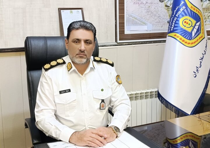 سرهنگ نصیریان: ۴۵ درصد تصادفات گیلان ناشی از عدم توجه به جلو است.
