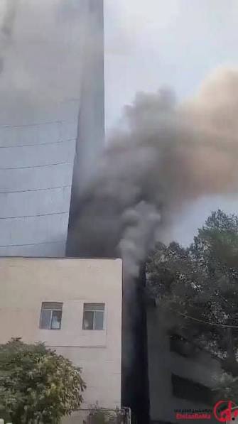 جزئیات آتش‌سوزی در مجاورت هتل استقلال تهران