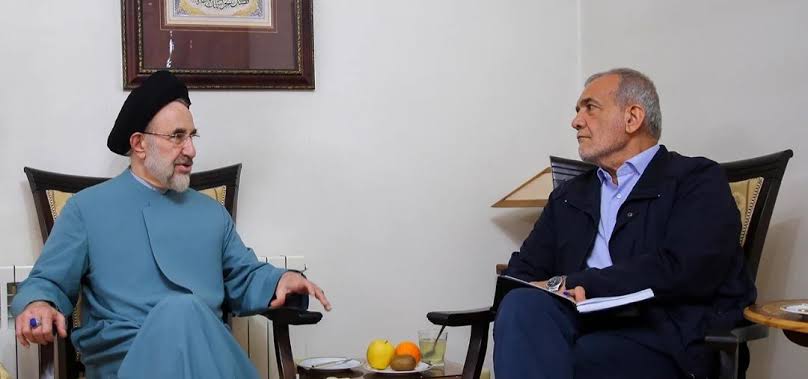 خاتمی خطاب به پزشکیان: تأکید درست شما بر صلح‌طلبی تاریخی ایرانیان در سازمان ملل، اقدامی مدبرانه و درخور تقدیر است
